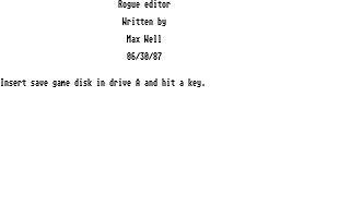 Rogue Editor — screenshot 1